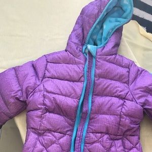 Purple Snozu Coat. Toddler girls, 2T. EUC.